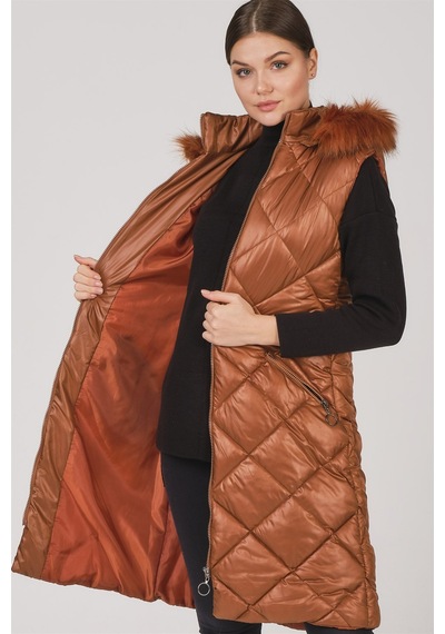 Z6717 Dewberry Bayan Yelek-taba Taba