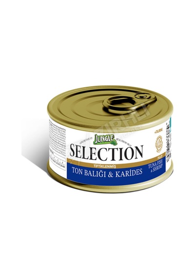 Jungle Selection Ton Balığı & Karidesli Yaş Kedi Maması 70 Gr