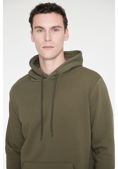 AC&Co / Altınyıldız Classics Erkek Haki Standart Fit Normal Kesim Kapüşonlu Kanguru Cepli Pamuklu Sweatshirt Haki AC&Co / Altınyıldız Classics Erkek Haki Standart Fit Normal Kesim Kapüşonlu Kanguru Cepli Pamuklu Sweatshirt Haki
