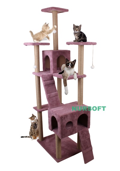 Nursoft Cat City- Rezidans Kedi Tırmalama Evi