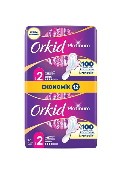 Platinum Hijyenik Ped Uzun Boy 2 Ekonomik Paket 12 Adet Ped