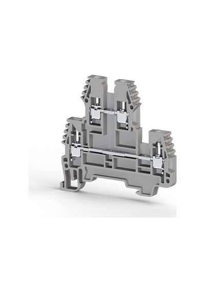 Klemsan Pık 2.5n-gr Gri-2.5mm,2-kat,vidalı Ray Klemens