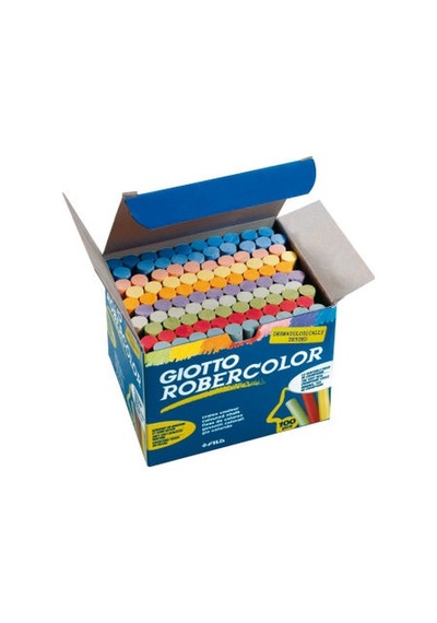 Giotto Robercolor Tebeşir Karışık Renkli 100'Lü Kutu