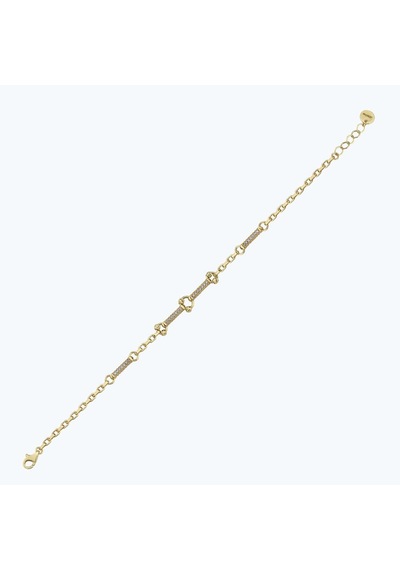 Altınbaş Altın Taşlı Zincir Bileklik Abl0185-y-25295 Çok Renkli