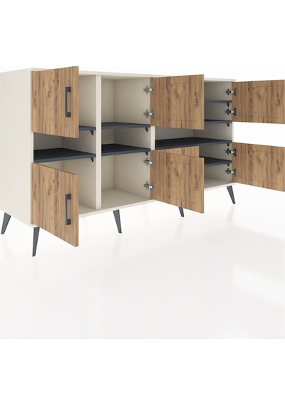 Kronos Konsol 8 Raflı 8 Kapaklı 176x59x99 Aytaşı-çam/antrasit Aytaşı-çam/antrasit Kronos Konsol 8 Raflı 8 Kapaklı 176x59x99 Aytaşı-çam/antrasit Aytaşı-çam/antrasit