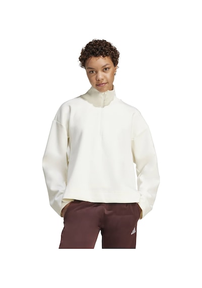 Owhıte Adidas Kadın Günlük Sweatshirt W All Szn Sl Qz Jv9907 BEYAZ