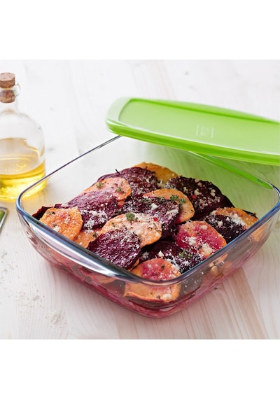 Pyrex 211P000 Kare Saklama Kabı 1 L Çok Renkli