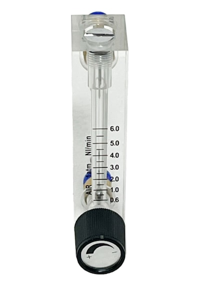 Debimetre - Ayar Vanalı -debi Ölçer - Şamandıralı - Lzm Gaz 0,6 - 6 L/dk