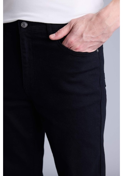 Defacto Chıno Kanvas Pantolon G2501ax26spbk81 Siyah-bk81