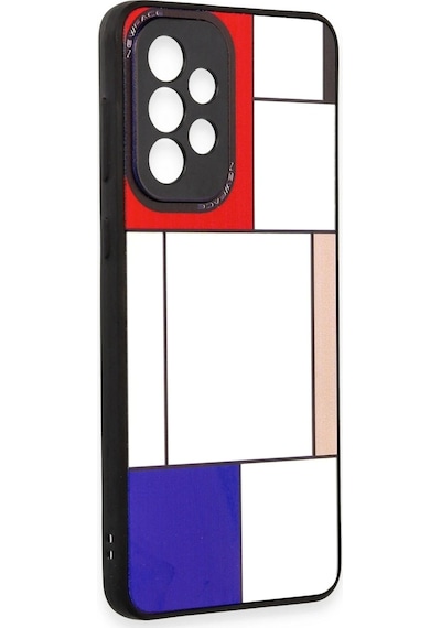 Mey İthalat Samsung Uyumlu Galaxy A33 5g Kılıf Mirror Desenli Kapak - Mirror - 9 Siyah