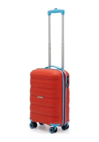 Cotpoly Artemis Pp Polipropilen&kırılmaz Kabin Boy Valiz 55 Cm Kırmızı