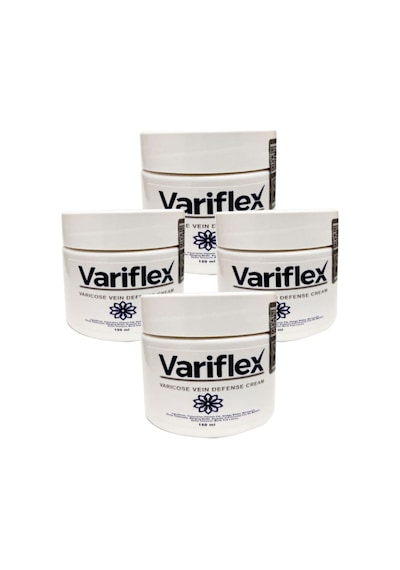 Variflex Varicose Vein Defense Cream 150 Ml Bacak Kremi 4 Adet