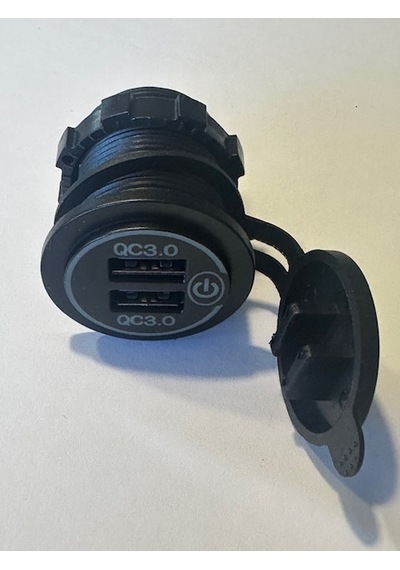 Karavan İçin 2 Port Usb Hızlı Şarj Montaj Tipi 2 Port Usb Hızlı Şarj Kp-479