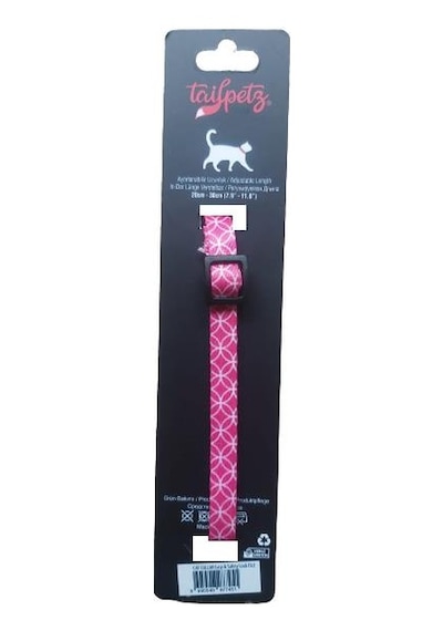 Tailpetz Cat Color Easy & Safety Lock Tile Ayarlanır Kedi Boyun Tasması