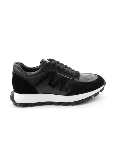 Bambi Siyah Hakiki Deri Erkek Sneaker E01011043303