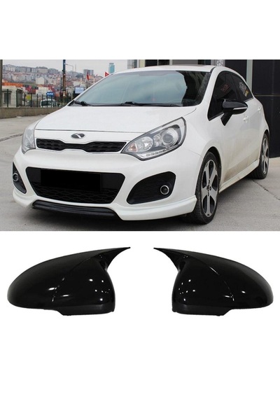 Kia Rio Batman Yarasa Ayna Kapağı Sinyalli Piano Black / 2012 - 2016