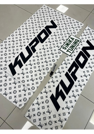 Kupon Beyaz Lv Xl Torpido Ve Sırt Havlusu Seti 2 Adet Ön Ve Arka Anahtarlık Hediye Lv Kupon