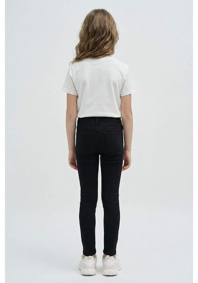 Defacto Kız Çocuk Okula Dönüş Skinny Fit Dar Paça Jean Pantolon E5875a825aubk27 Siyah