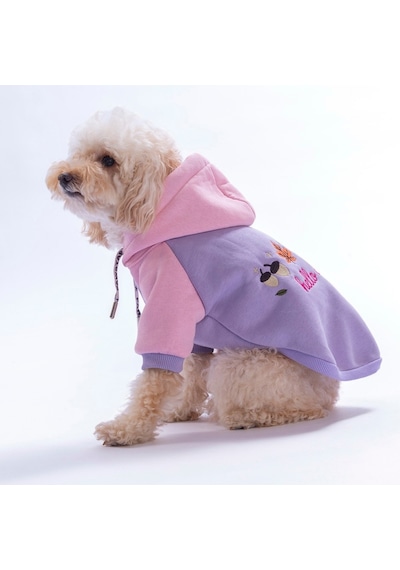 Pembe Vermont Autumn Köpek Hoodie Köpek Sweat Köpek Kıyafeti Kedi Kıyafeti