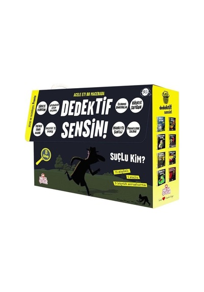Dedektif Sensin 2 Set Bir Arada - 8 Kitap Takım - Pronto - Nesil Çocuk Yayınları