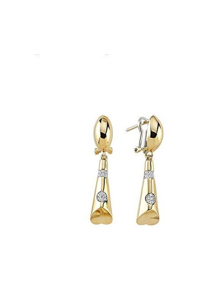Altın Taşlı Set Küpe - 723000009340 Altın