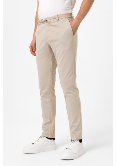 Back And Bond Bej Slim Fit Beli Bağcıklı Jogger Pantolon Çok Renkli