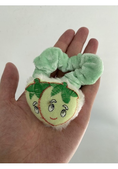 Peluş Lastik Saç Tokası 1300 Adet Çok Renkli