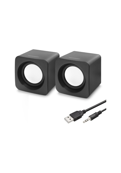 Masaüstü Hoparlör 2.0 Kanal Usb 3.5 Mm Siyah Hd6055 Tg 5klfk5h