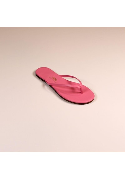 Kadın Klasik Şık Günlük Parmak Arası Terlik-4088 Pembe