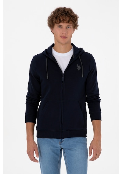 U.S. Polo Assn. Erkek Lacivert Örme Hırka 50313748-VR033