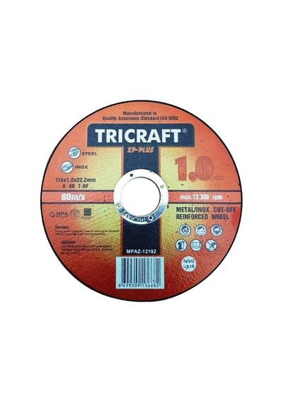 Mey İthalat Meşem Trıcraft X Plus 115x1x22.23 Mm Inox Taş Meşem-3301