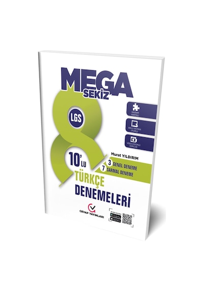 Cevap Yayınları 8. Sınıf Tüm Dersler 10 Lu Deneme Seti