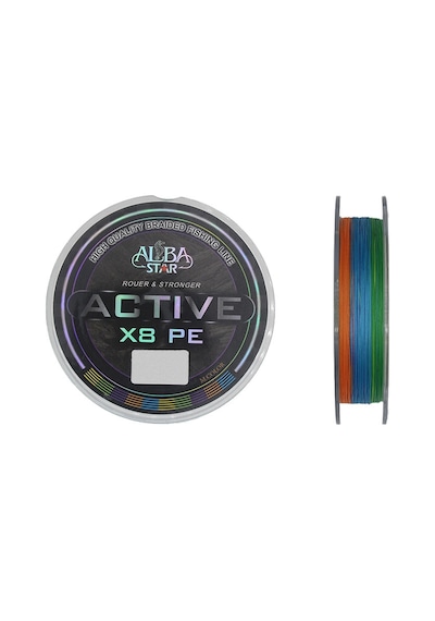 Albastar Active 8x İp Misina Multıcolor - 0.17mm - 300m - 16kg