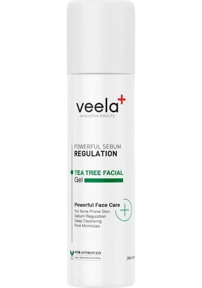 Veela Akneye Yönelik Ciltler İçin Sebum Düzenleyici Yüz Temizleme Jeli