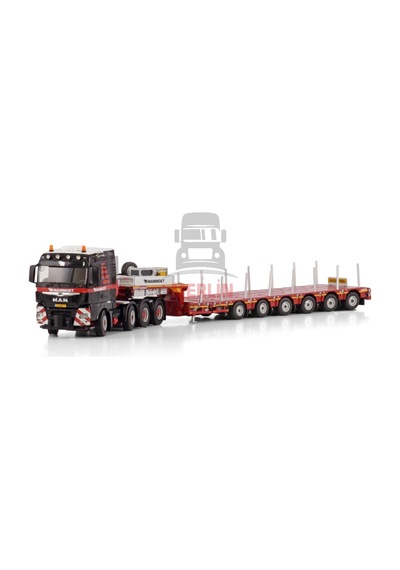 1/50 - Mammoet Man Tgx Xlx Euro 6c Facelıft 8x4 Manoovr 6 Axle - Lowbed