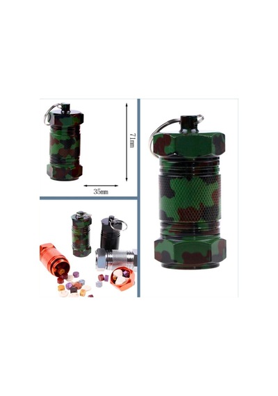 Omeniv Kamuflaj Cnc Tüp  Kibrit Anahtar Outdoor Anahtarlık Çok Renkli