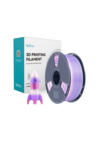 Sunlu Pla Gökkuşağı Filament 03 - 1.75mm - 1 Kg