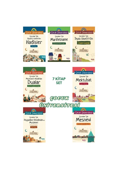 Çocuk Üniversitesi 7 Kitaplık Set & Çocuklar İçin Mektubat, ...