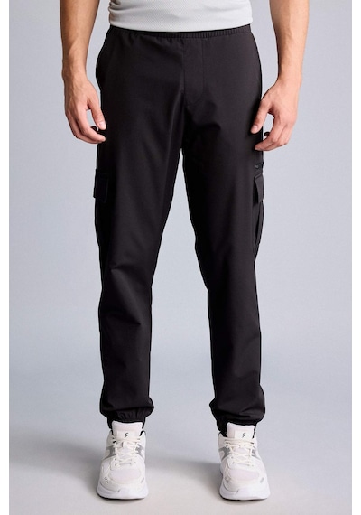 Defacto Standart Fıt Elastik Bel Dokuma Siyah Jogger H8609ax26spbk81 Siyah-bk81
