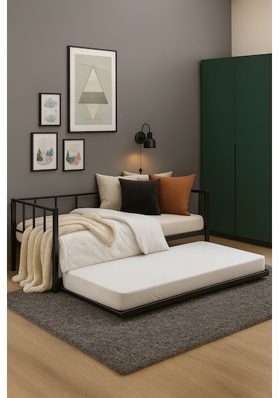 Atlas Yavrulu Daybed, Yavrulu Karyola 80x190-90x190