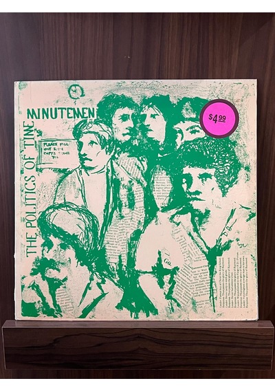 Minutemen - The Politics Of Time , 1986 Lp Hardcore Punk