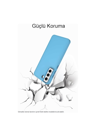 Samsung Galaxy Uyumlu S20 Fe Kapak Renkli Metal Kamera Çerçeveli First Class İçi Kadife Lansman Kılıf - Petrol Mavisi