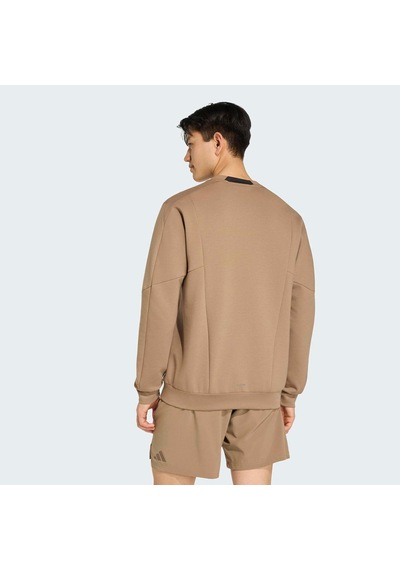 Adidas D4t Crew Erkek Bej Sweatshirt Kv1463 Krem