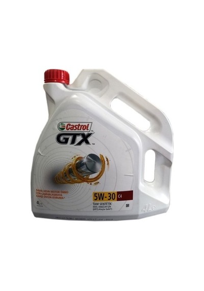Castrol GTX 5W-30 Tam Sentetik DPF Motor Yağı 4 L