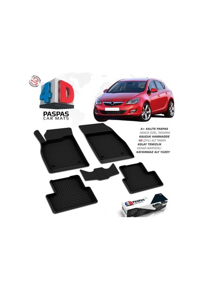 Opel Astra J 4d Havuzlu Paspas Omsa