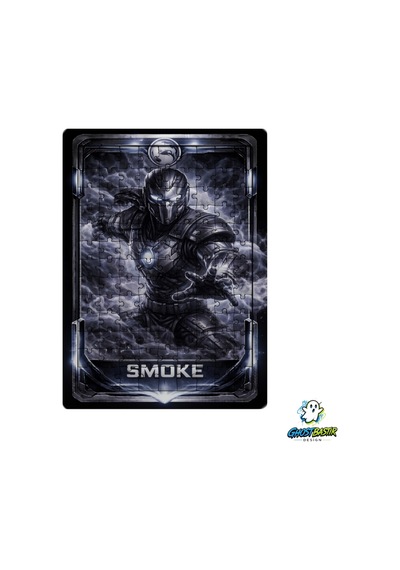 Mortal Kombat Smoke 99 Parça Ayaklı Puzzle Dekoratif Çocuk Yapbozu 0235