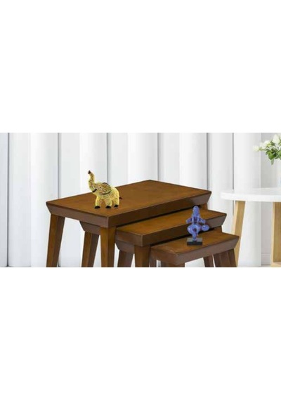Zigon Osm Piramit Retro Ayak Sehpa Parlak Ceviz Model Ahşap Kayın Torna Ayak El Yapım