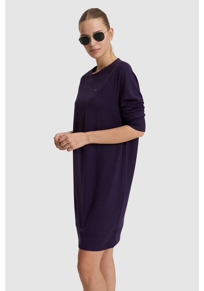 U.S. Polo Assn. Kadın Mürdüm Örme Elbise 50328956-vr074 Murdum