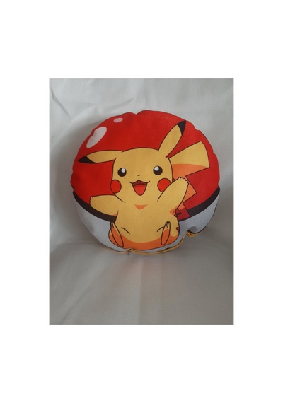 Pikachu Desenlı Tasarım Yastık Sarı