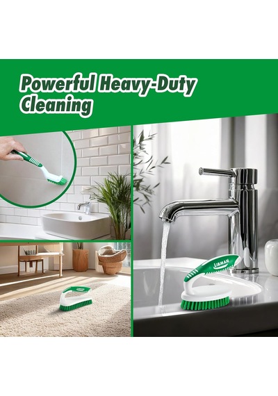 Libman Fırçalama Fırçası Seti - Harç, Fayans, Banyo, Mutfak İçin Üç Farklı Dayanıklı Fırça. Kullanımı Kolay, Zorlu Dağınıklıklar İçin Güçlü Lifler - Abd'de Üretilen Aile, Üniseks Parti 2406